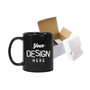 Sublimation Black Print-On-Demand Mugs