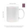 15 Oz White Cup - With Heat Transfer Sublimation White - Scraped Black Cup Coating