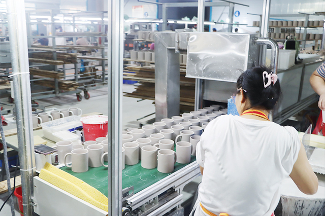 Export shipping custom mugs global delivery