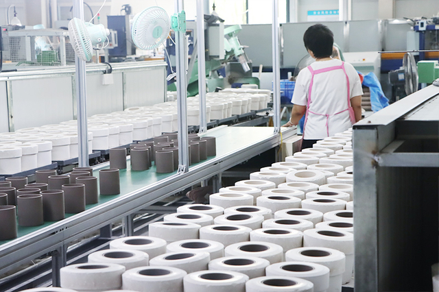 Quality control process for custom mugs