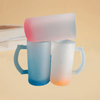 25.5 Oz Transparent Frosted Glass Beer Mug