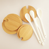 Wooden Lid & Ceramic Spoon