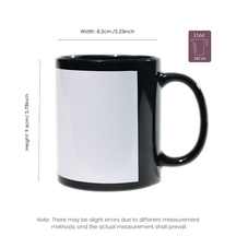 15 Oz White Mug With Heat Transfer Sublimation White - Scraping Black Mug Coating