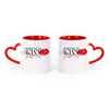 11 Oz Heart-Shaped Handle Color Sublimation Mug