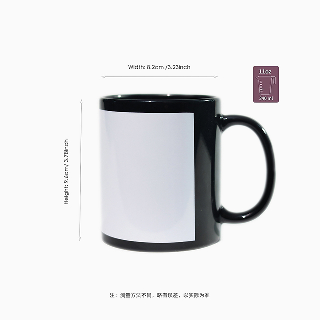 Black handle white ceramic mug wholesale