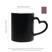 Heart Embraces Starry Words Magic Mug - Magic Starlight Heat Transfer Sublimation Starry Sky Color - Changing Mug