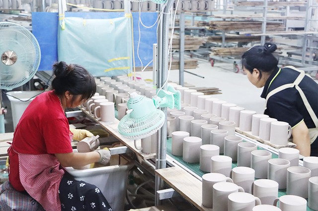 Custom printed mugs quality inspection procedure