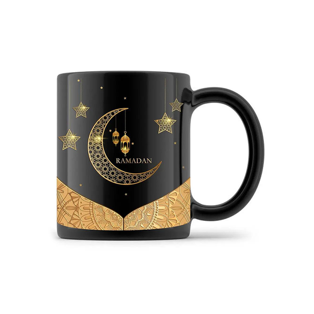 Sublimation Black Print-On-Demand Mugs