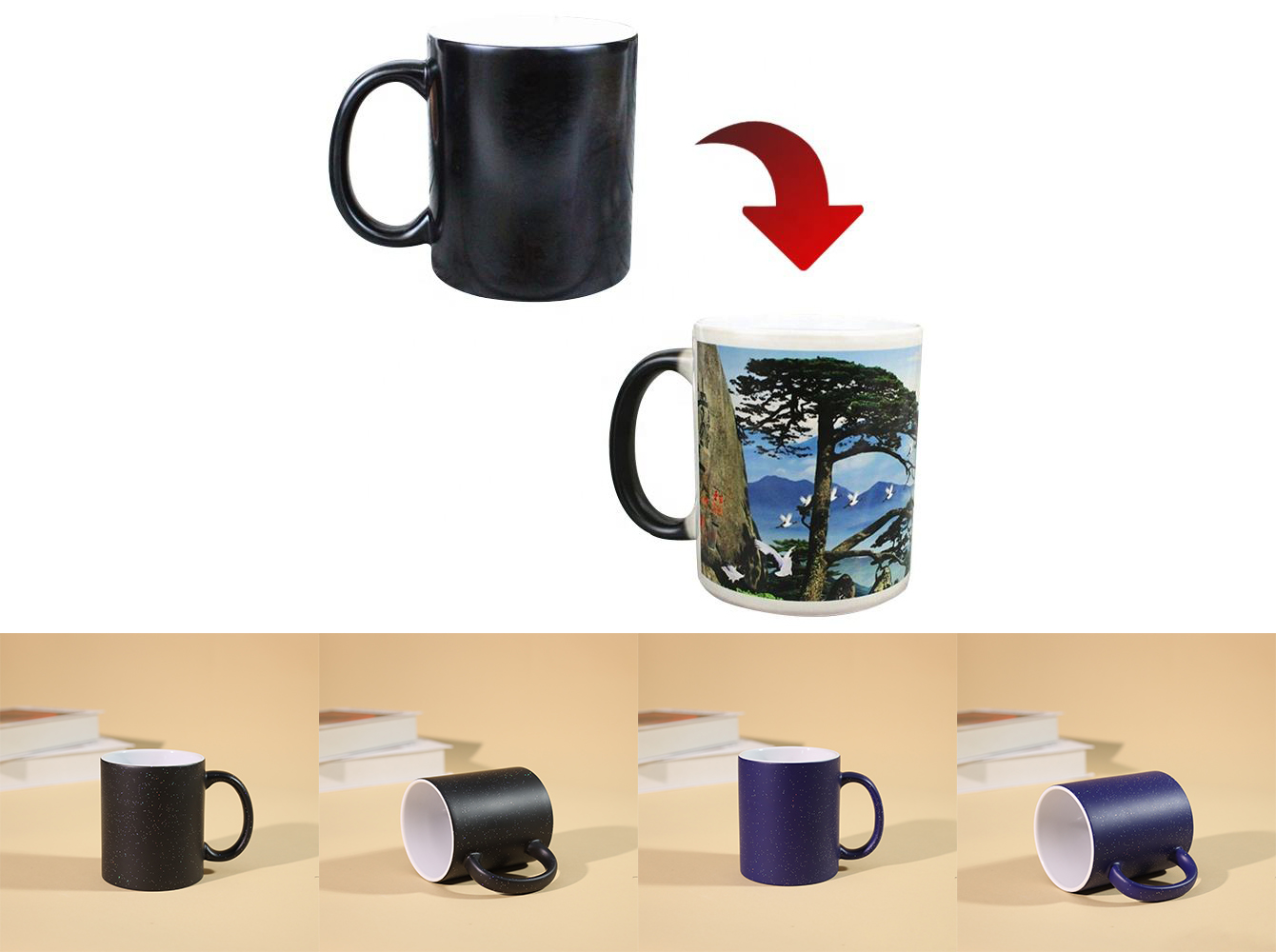 Ceramic Magic Color-Changing Mugs