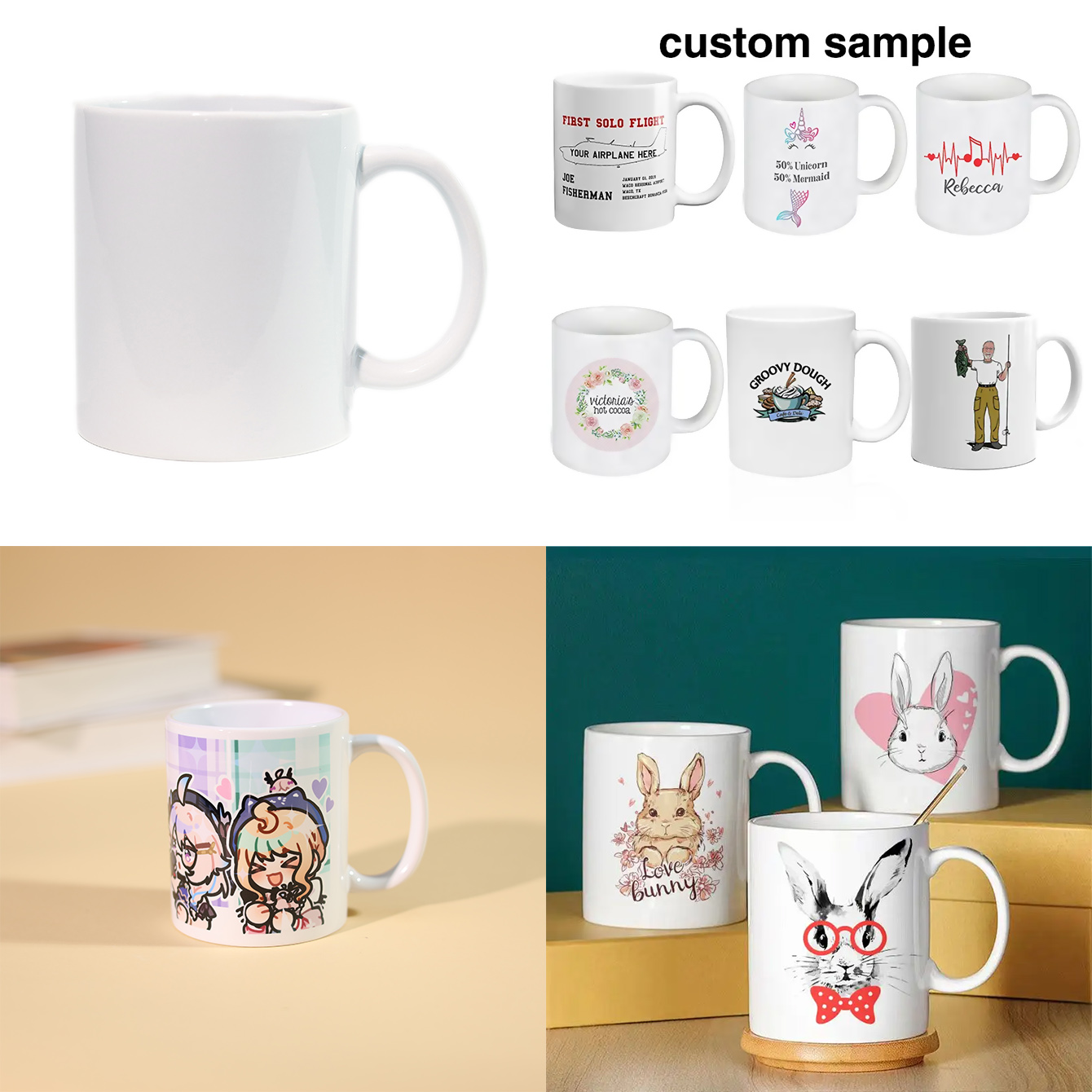 Printing White Sublimation Thermal Coffee Mug