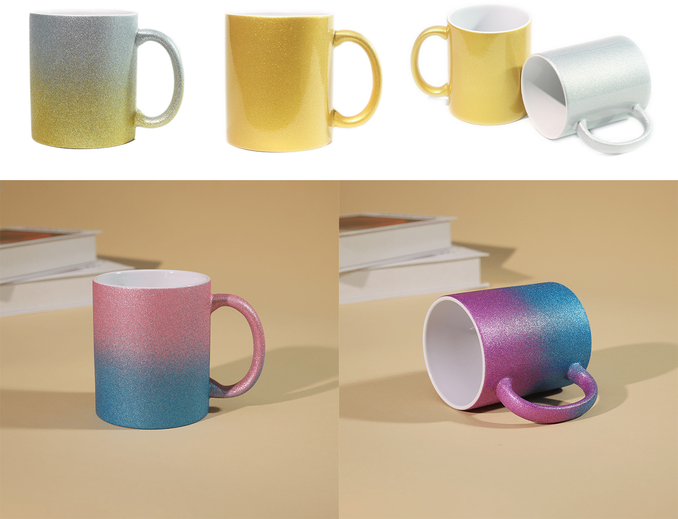 Ceramic Pearl Colored Mug